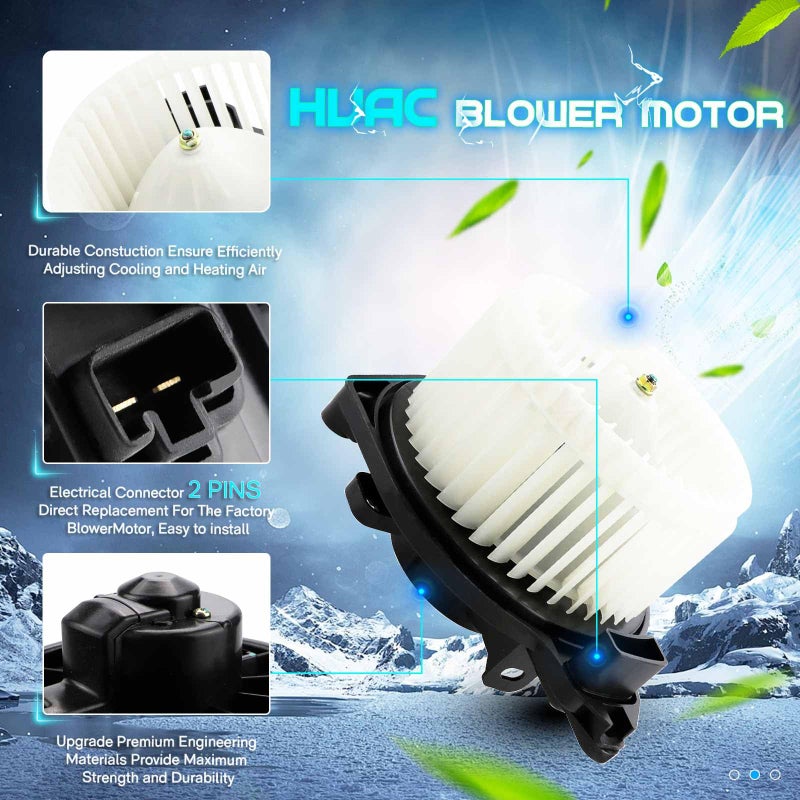 ILONPA Replacement HVAC Heater Blower Motor Fan Assembly Fit for 2005-2015 Toyota Tacoma Replaces 8710304040 700188 87103-04043 615-50129 PM9297 - Image 4